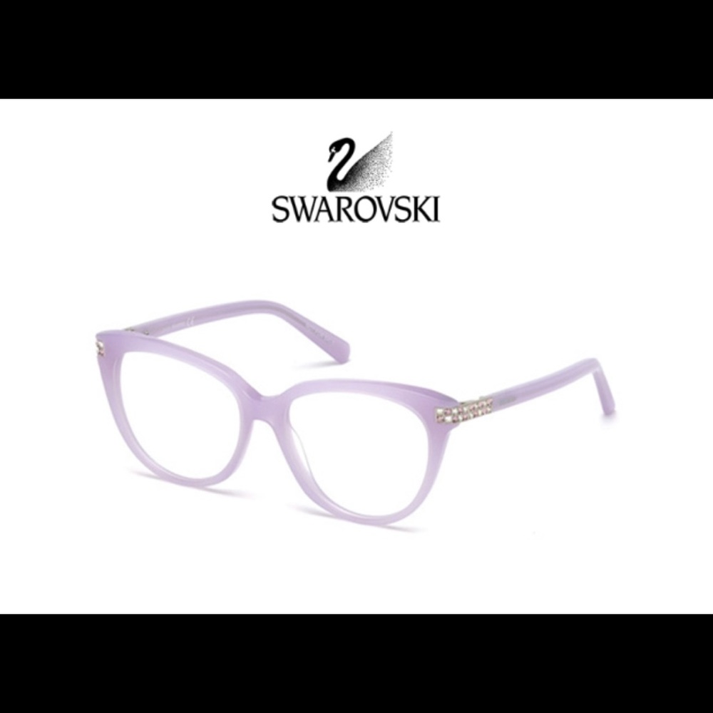 Swarovski Eyeglasses SW5230 Violet cat eye frame